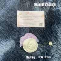 Cài áo hoa hồng cuộn cao cấp - Ảnh 6