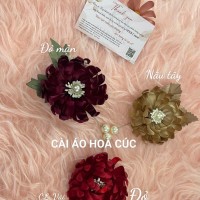 Cài áo hoa cúc cao cấp - Ảnh 4